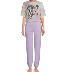 *NSYNC Matching Crop Top and Sweatpants Size Medium